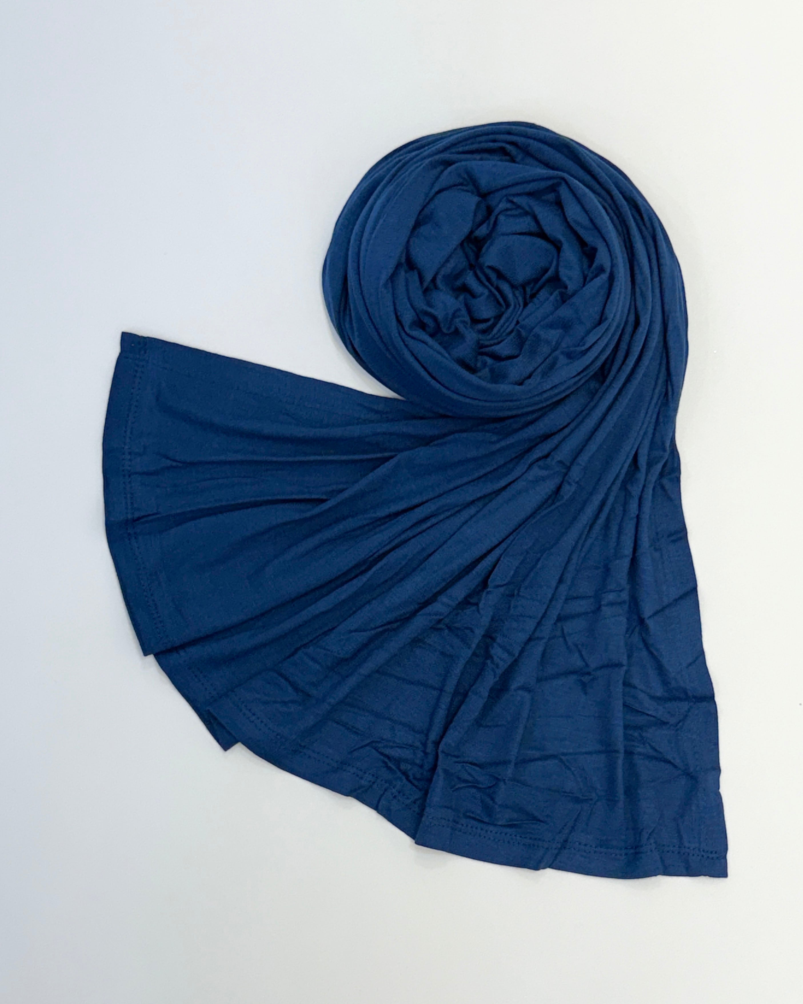 Premium Jersey Hijab – Navy