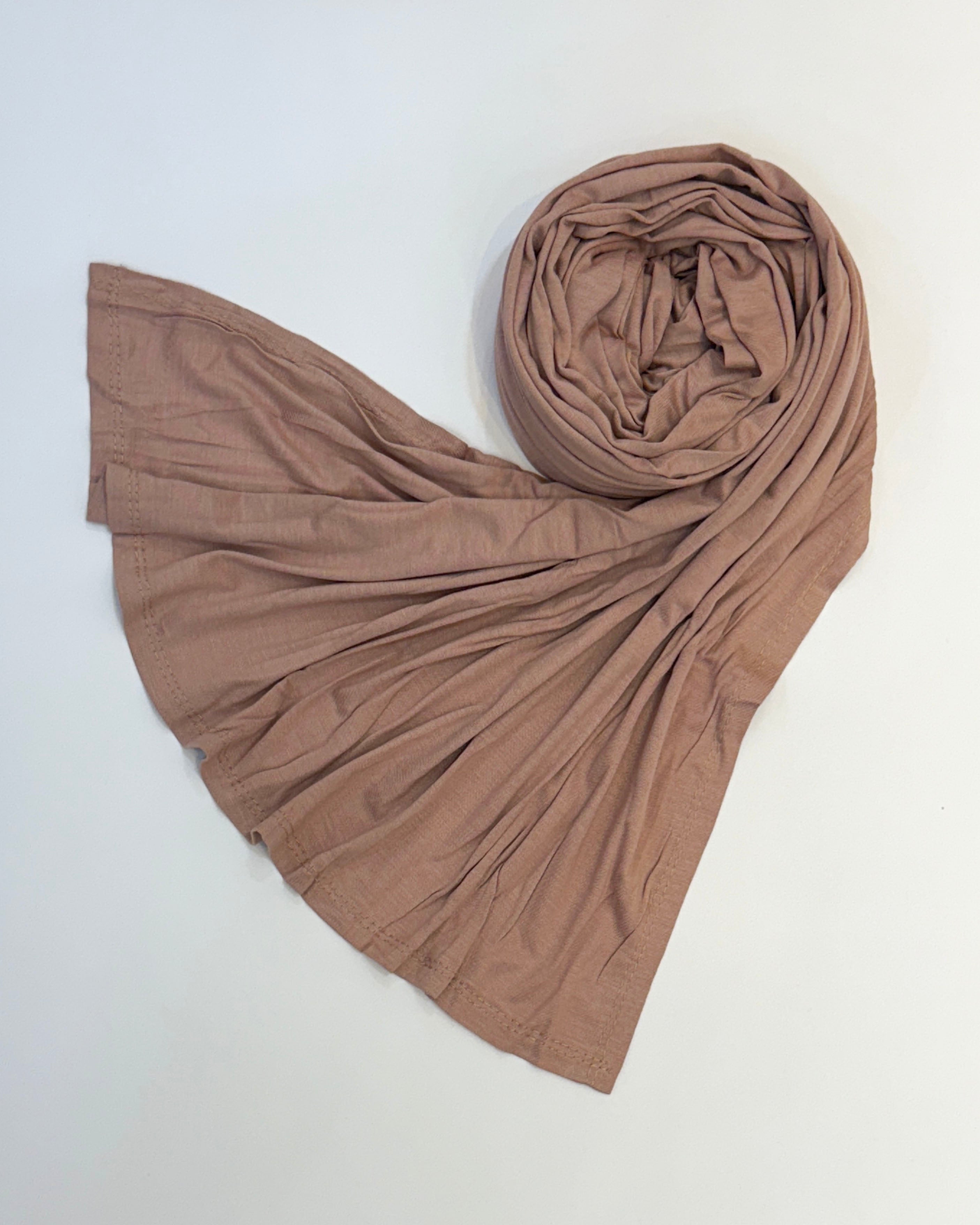 Premium Jersey Hijab – Light Brown
