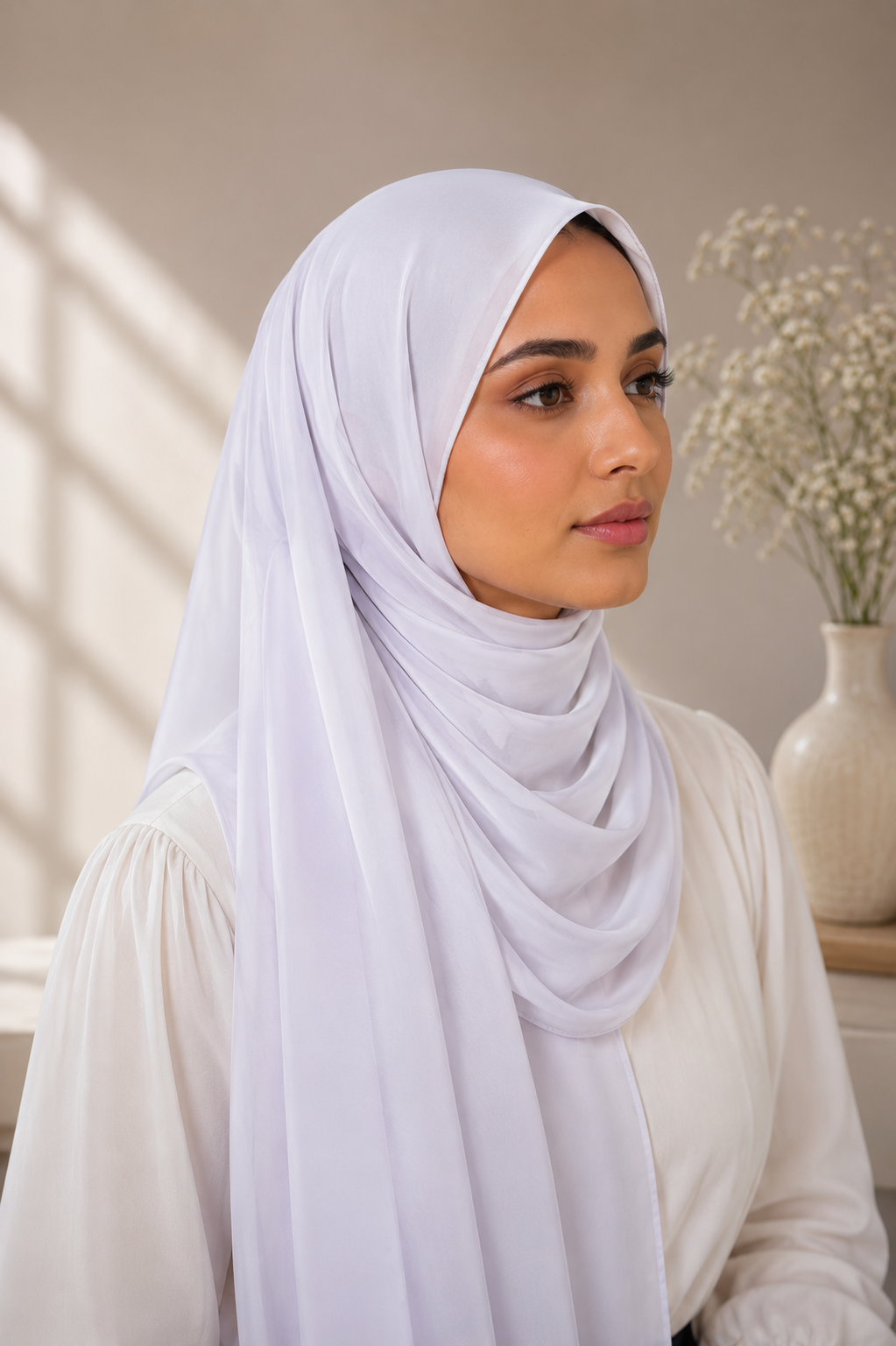 Zari Shimmer Scarf – Elegant Metallic Occasion Hijab
