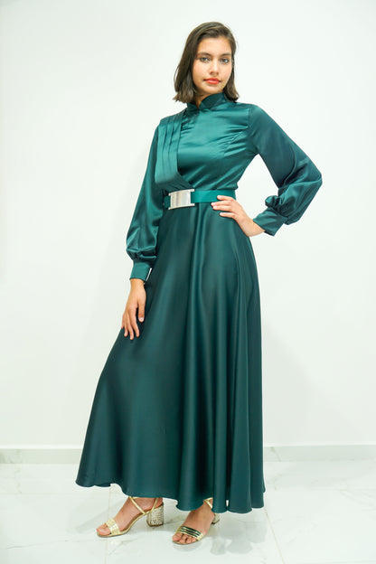 Double Satin Long Dress | Jumpsuit | Evening Dress