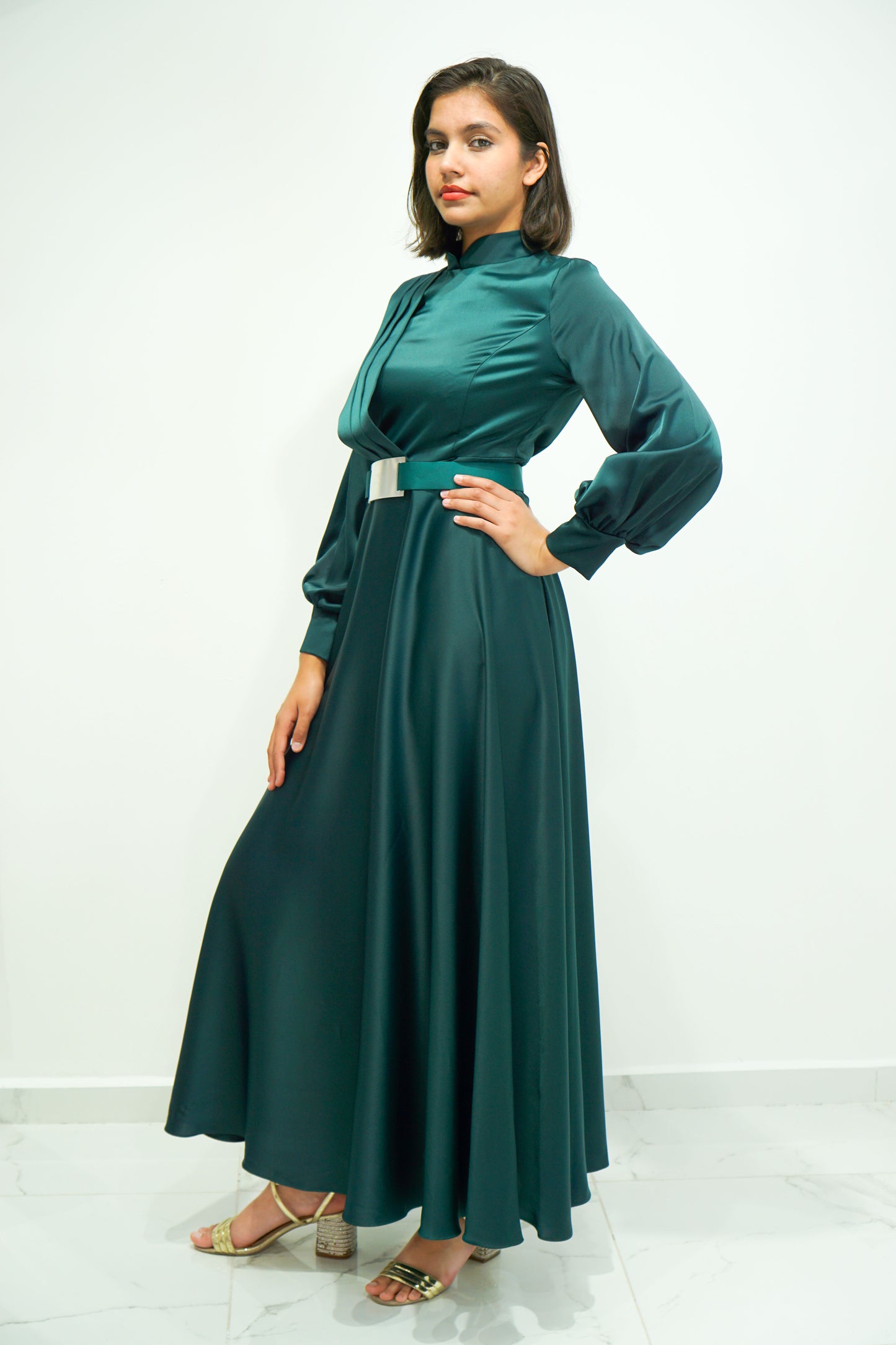 Double Satin Long Dress | Jumpsuit | Evening Dress