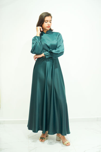 Double Satin Long Dress | Jumpsuit | Evening Dress