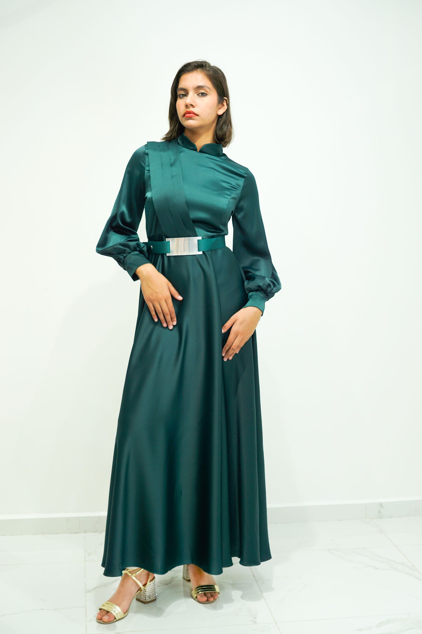 Double Satin Long Dress | Jumpsuit | Evening Dress