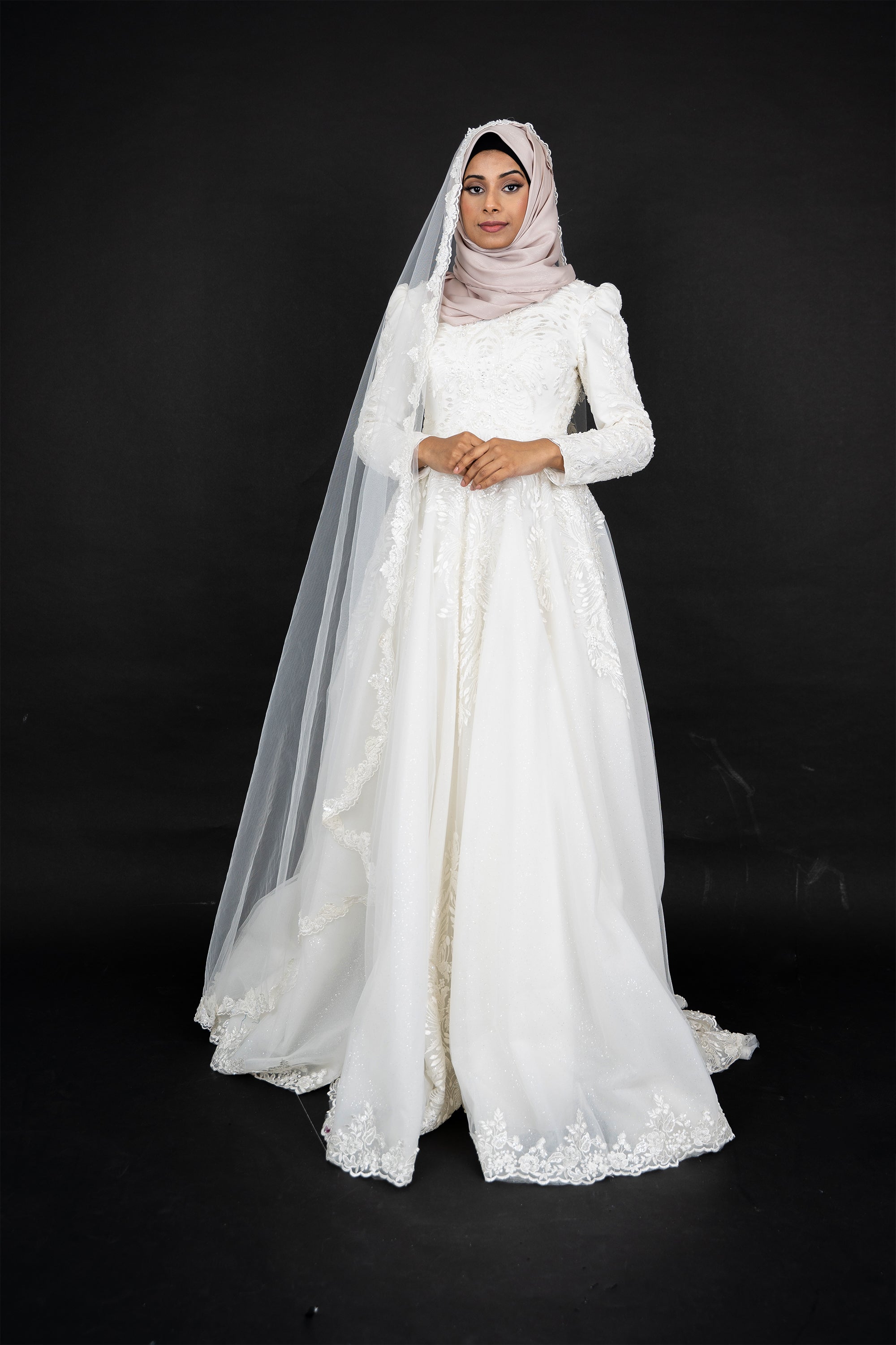 Beautiful hijab clearance wedding dresses